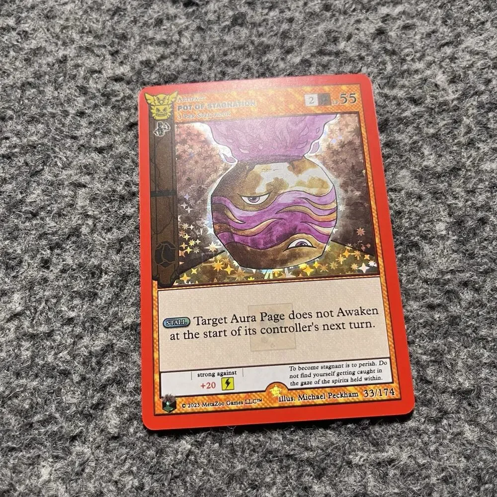 MetaZoo Native Pot Of Stagnation 33/174 Full Holo Big Box Edition NM